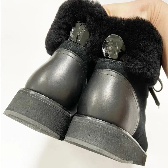 NWT Cole Haan Zerogrand Explore Shearling Waterproof Upstate Hiker Boot size 9.5 - Picture 7 of 13